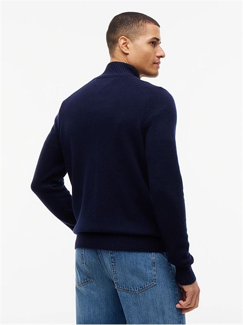 lambswool zip mock TOMMY HILFIGER | MW0MW36536DW5